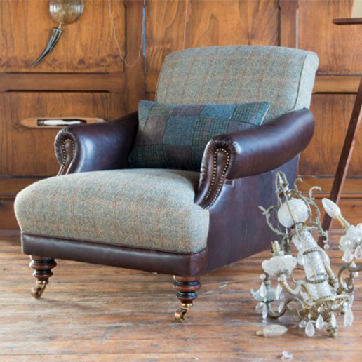 Tetrad harris outlet tweed armchair